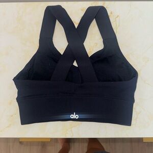 ALO Yoga Midnight Cross-Back Sports Bra